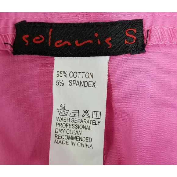 Solaris Babydoll Top Pink Low Back Satin Stretch - Picture 7 of 7